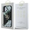 Etui Guess Grained Roses Big 4G logo do  iPhone 16 czarny